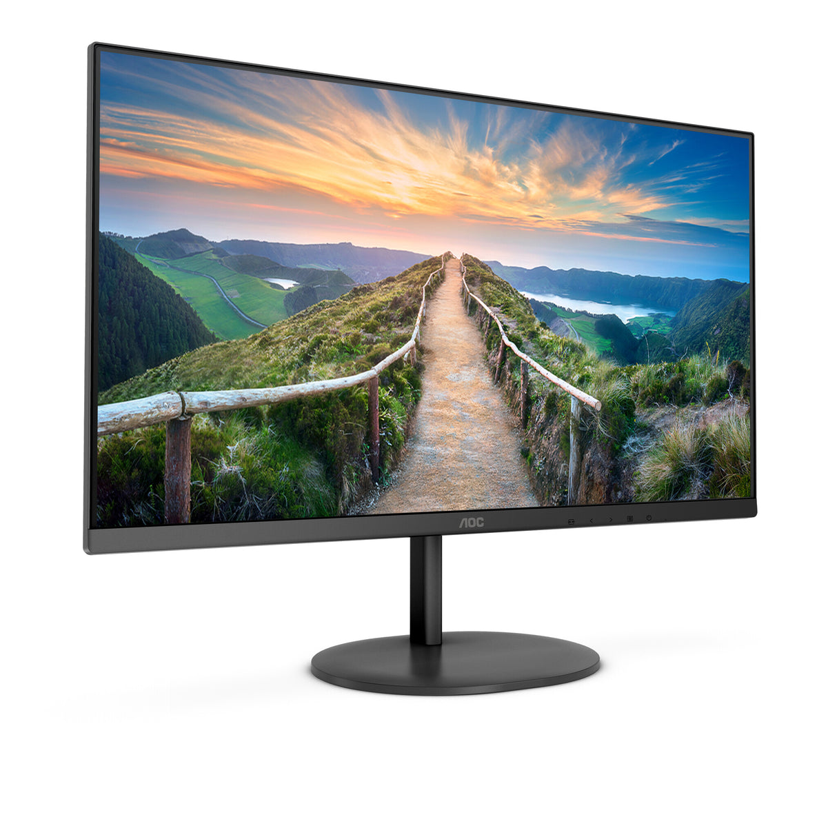 AOC V4 Q24V4EA computer monitor 60.5 cm (23.8") 2560 x 1440 pixels 2K Ultra HD LED Black
