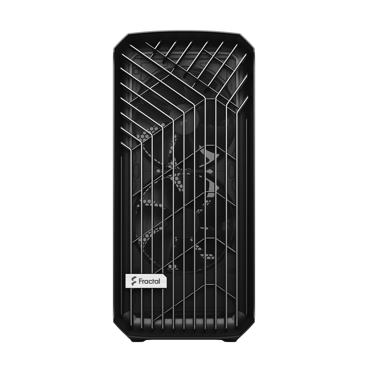 Fractal Design Torrent (Light TG) Boîtier de jeu avec fenêtres en verre teinté clair, E-ATX, 5 ventilateurs, hub de ventilateur, bande RVB sur le carénage du bloc d'alimentation, grille avant, USB-C