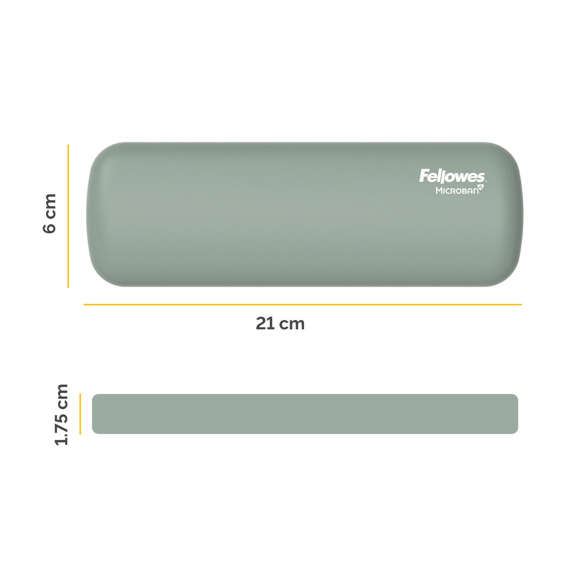 Fellowes Breyta - Wrist rest - sage