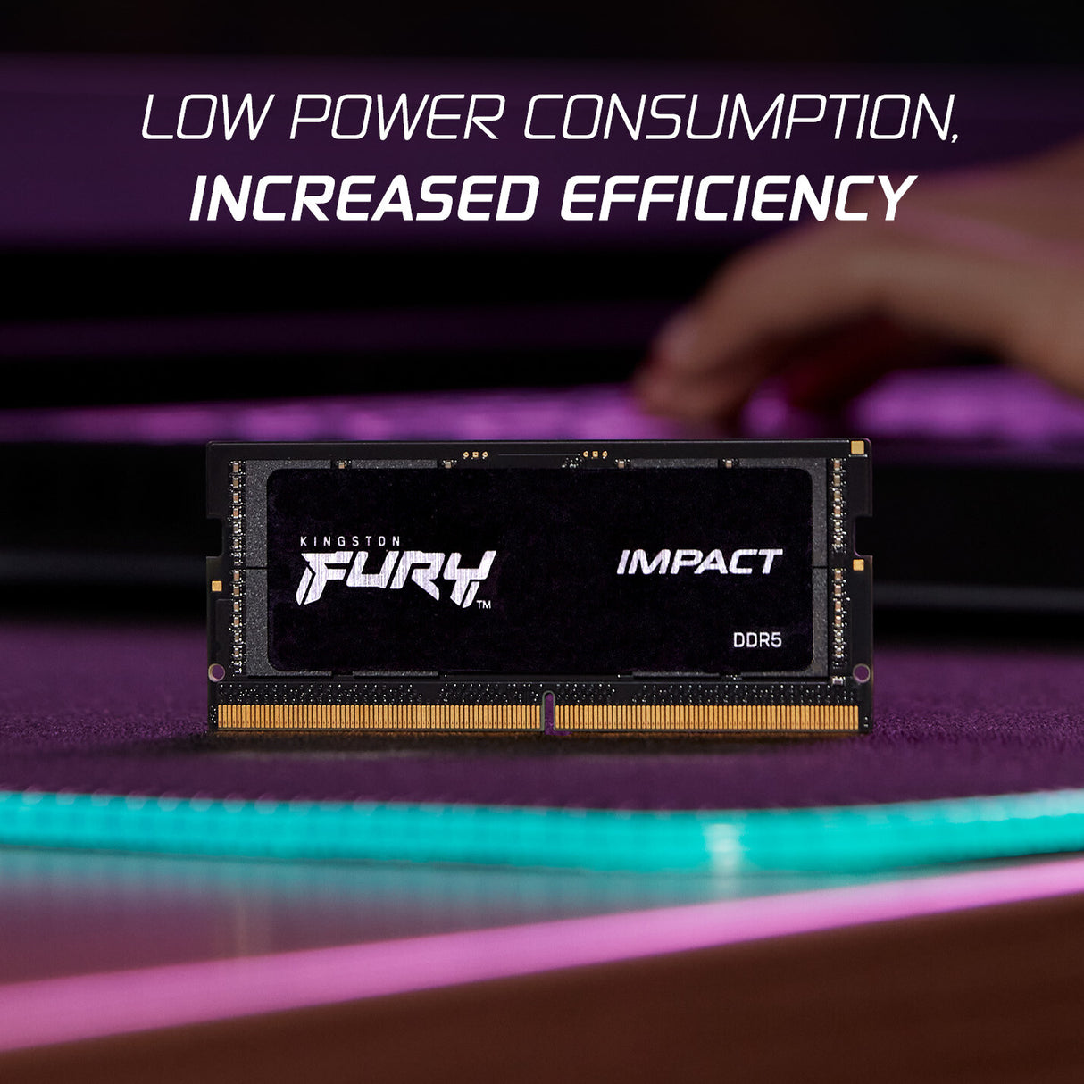 Kingston Technology FURY 16GB 4800MT/s DDR5 CL38 SODIMM (Kit of 2) Impact