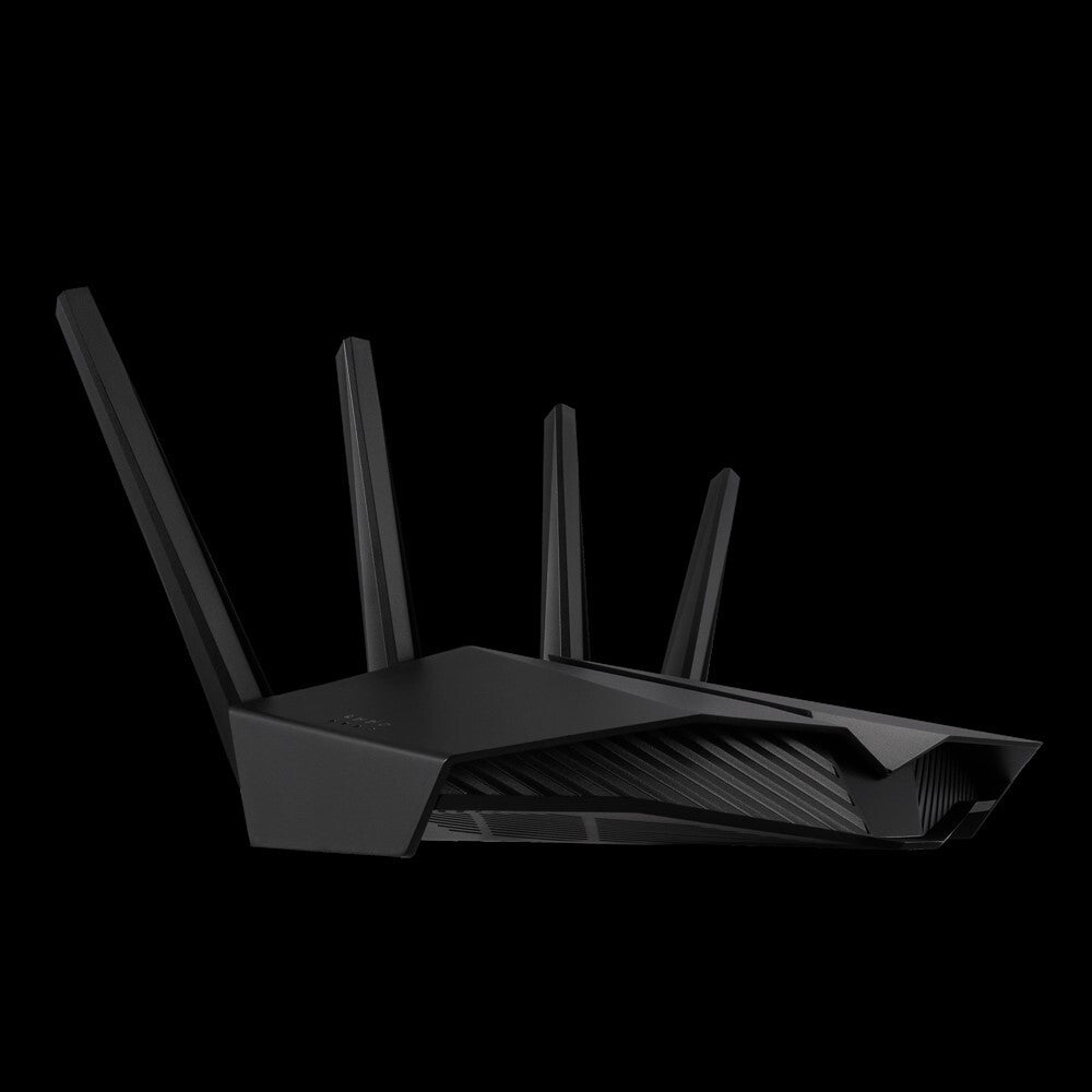 Asus (RT-AX82U) AX5400 (574+4804Mbps) Enrutador inalámbrico RGB Wi-Fi 6 de doble banda, modo de juego móvil, 802.11ax, AiMesh, seguridad de Internet gratuita de por vida