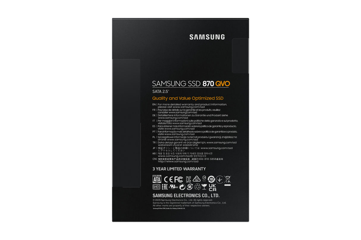 Disque SSD Samsung QVO 870 2 To 2,5" SATA III