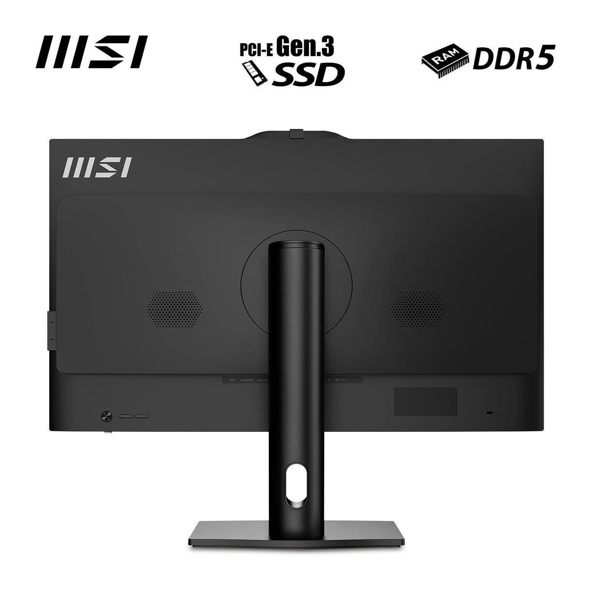 MSI Pro AP272P 14M Intel Core i5 14400 All in One PC, (16GB RAM, 512GB SSD, Windows 11PRO), 27 Inch IPS Screen/UHD Graphics/Type-C/USB/LAN/HDMI/DP/WiFi 6E/BT 5.3/VESA