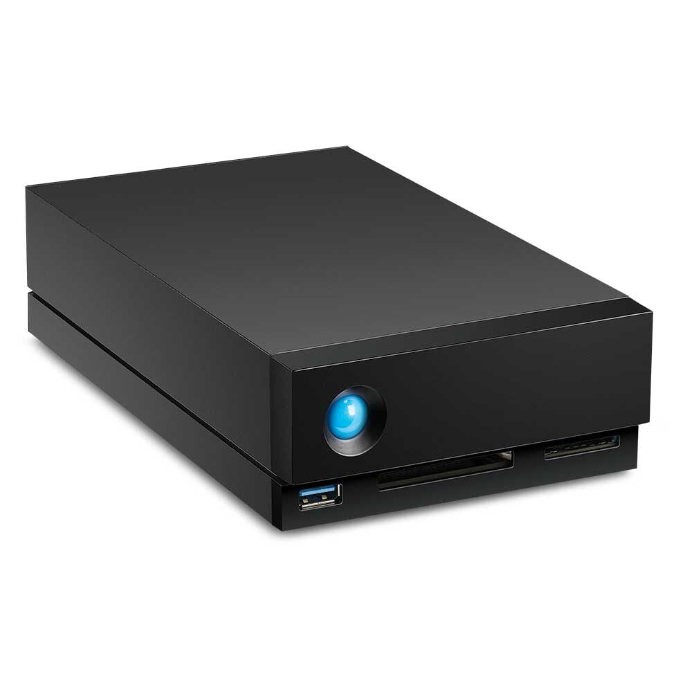 LaCie 1big Dock external hard drive 8 TB 7200 RPM 3.5" USB Type-A 3.2 Gen 1 (3.1 Gen 1) Black