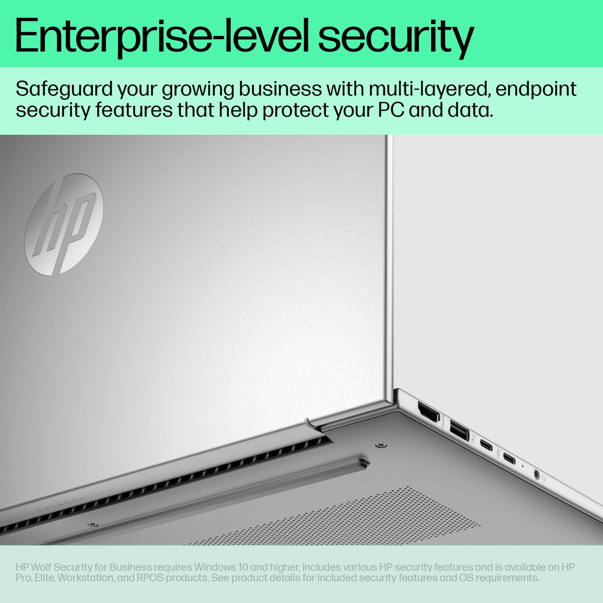 HP ProBook 460 G11 Intel Core Ultra 5 125U Laptop 40.6 cm (16") WUXGA 16 GB DDR5-SDRAM 512 GB SSD Wi-Fi 6E (802.11ax) Windows 11 Pro AI PC Silver