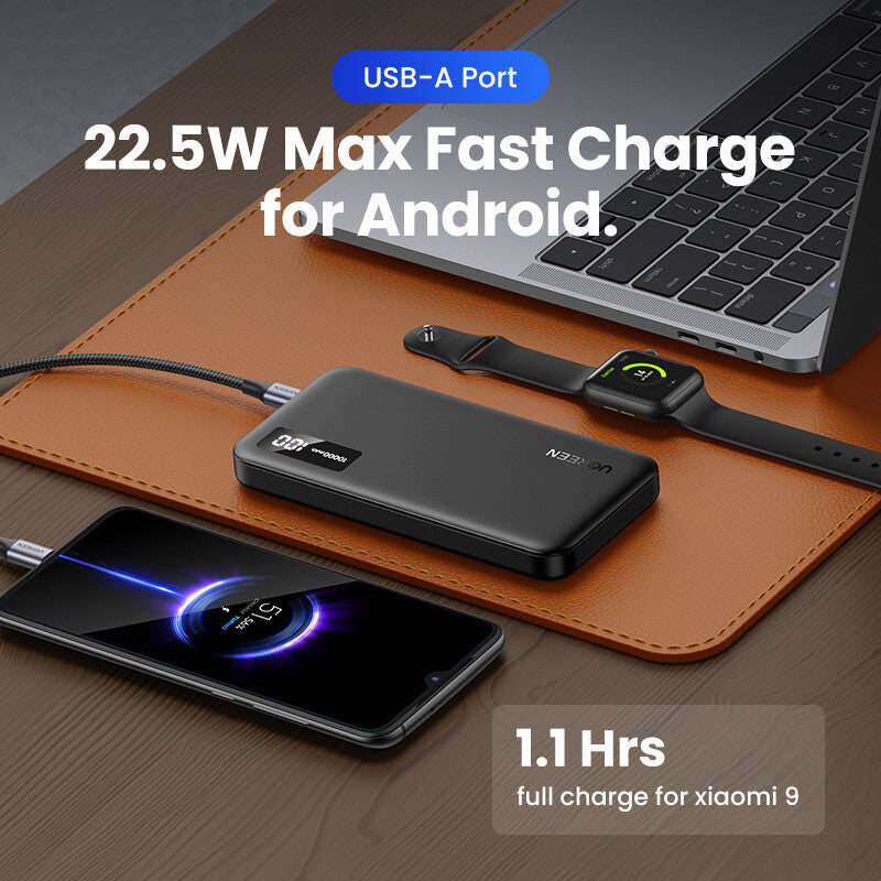 Ugreen 25742 power bank Lithium-Ion (Li-Ion) 10000 mAh Black