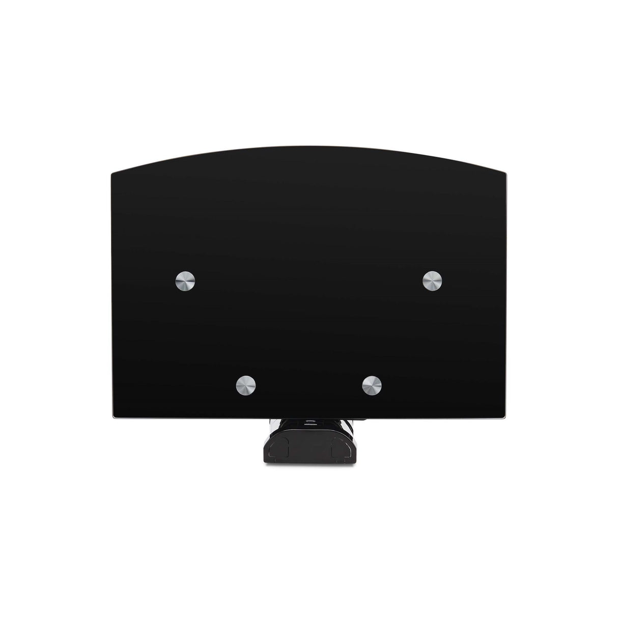 StarTech.com Dual Floating Wall-Mounted AV Shelves, Adjustable Height Shelf For Under TV, Organize A/V Equipment On Black Tempered Glass Shelves