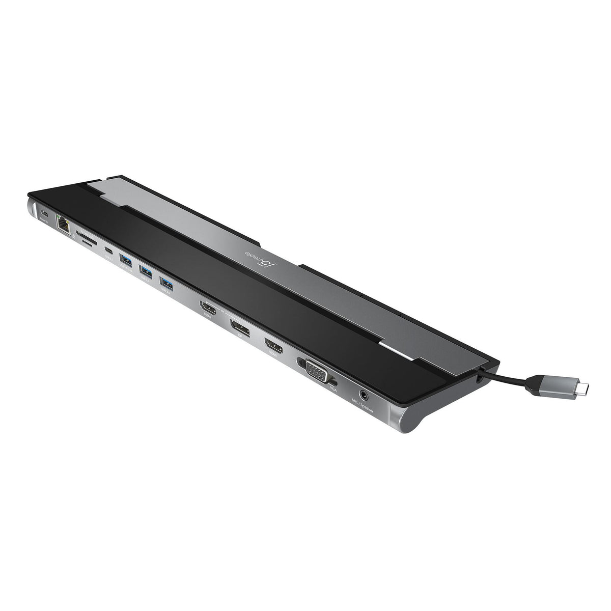 j5create JCD543P USB-C™ Triple Display Docking Station with 100W PD Adapter