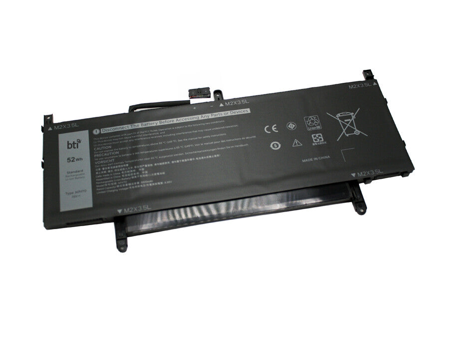 BTI 8NFC7 compatible 52Wh 4-cell battery for DELL LATITUDE 9510 9510 2-IN-1