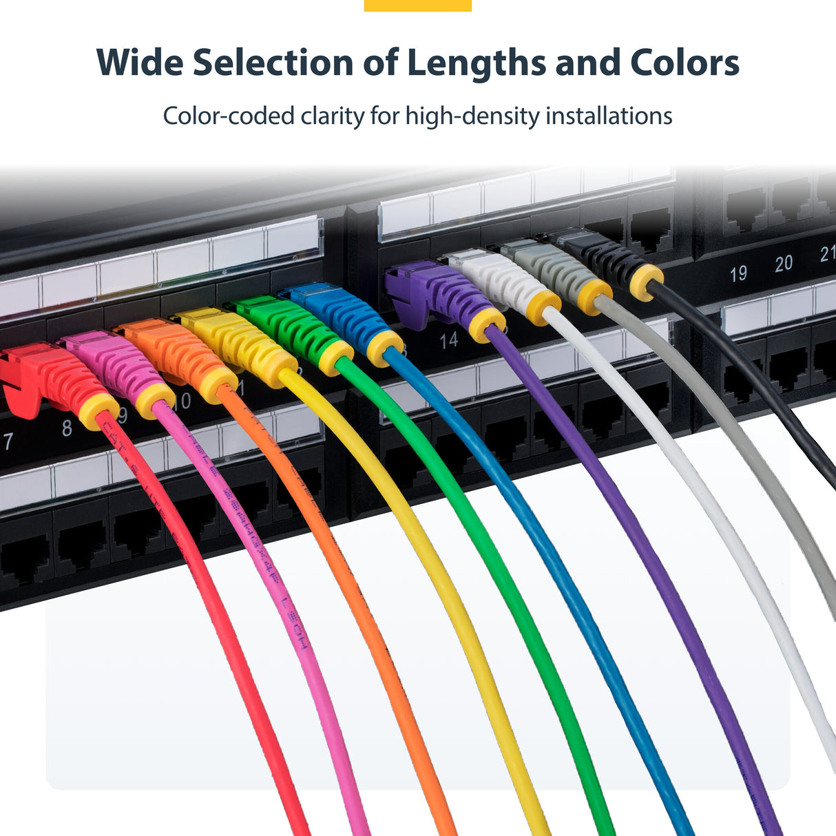 StarTech.com 50cm Green Slim CAT6 Ethernet Cable, Snagless, 100W PoE, UTP, LSZH, 28AWG Pure Bare Copper Wire, Slim RJ45 Network Patch Cord w/Strain Reliefs, Fluke Tested