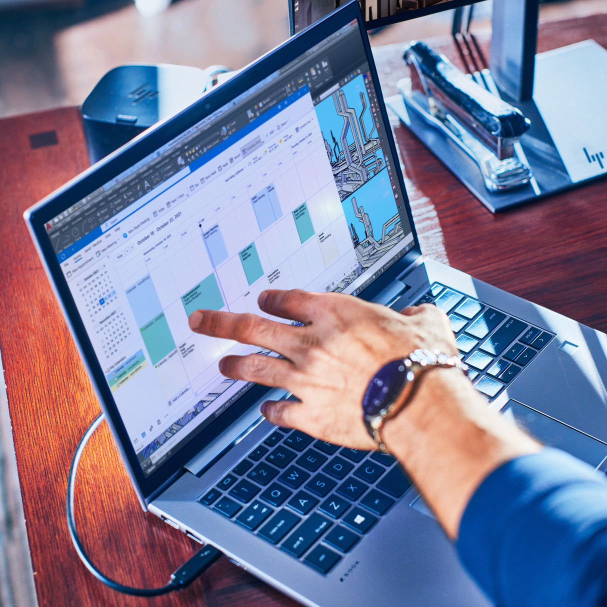 HP ZBook Firefly G10 Intel® Core™ i7 i7-1355U Mobile workstation 35.6 cm (14") WUXGA 16 GB DDR5-SDRAM 512 GB SSD NVIDIA RTX A500 Wi-Fi 6E (802.11ax) Windows 11 Pro Silver