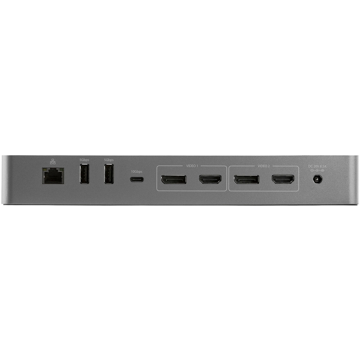 StarTech.com USB C Docking Station for Macbook Pro/Air-M1/M2/M3/M4, Thunderbolt Compatible, HDMI/DisplayPort, Dual 4K 60Hz/Single 8K, USB Type-C Laptop Dock, 96W Power Delivery, USB 10Gbps