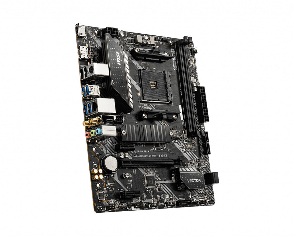 MSI MAG A520M VECTOR WIFI motherboard AMD A520 Socket AM4 micro ATX