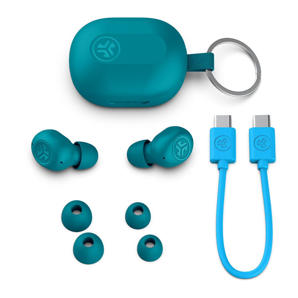 JLab JBuds Mini Headset Wireless In-ear Calls/Music Bluetooth Aqua colour