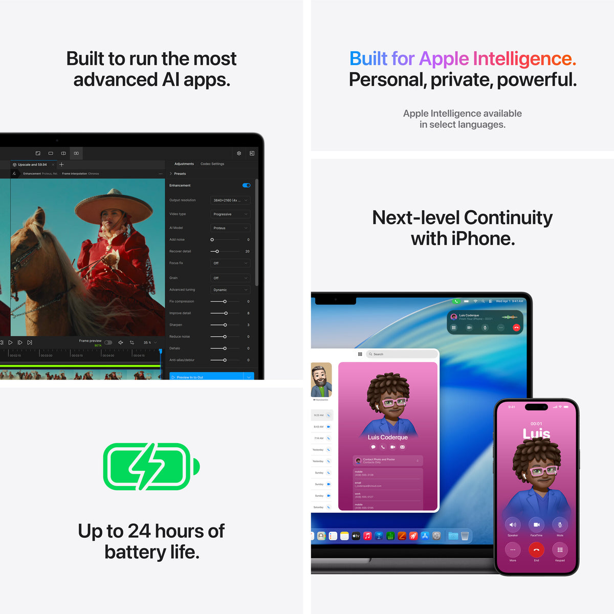 Apple MacBook Pro 16-inch : M5 Pro chip with 18‑core CPU and 20‑core GPU, 24GB, 1TB SSD - Silver