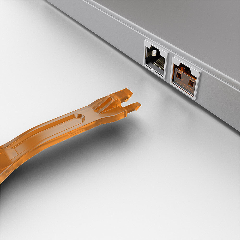 Lindy RJ45 Port Blocker Key, Orange