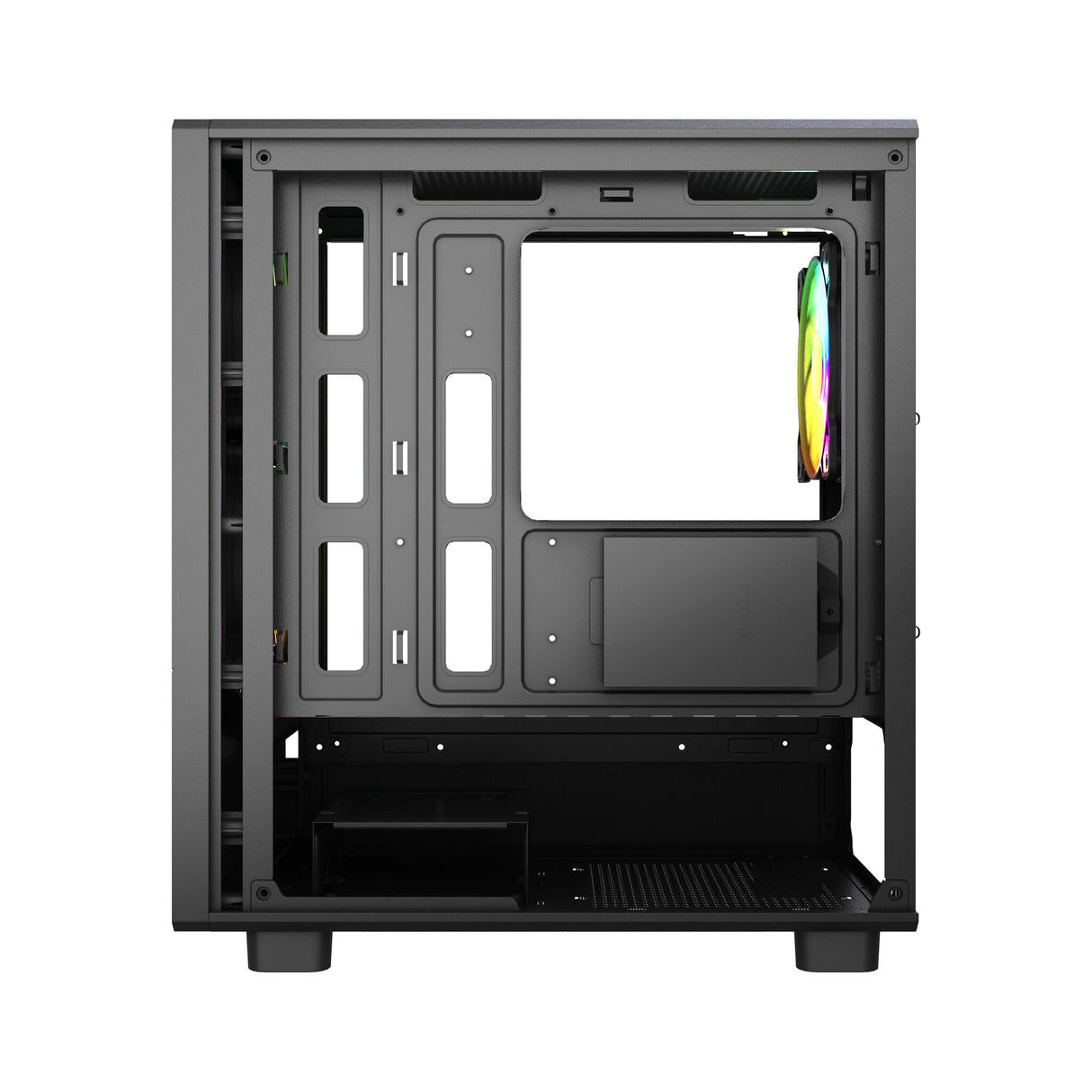 VIDA SPIRE M MATX BLACK GAMING CASE Micro Tower