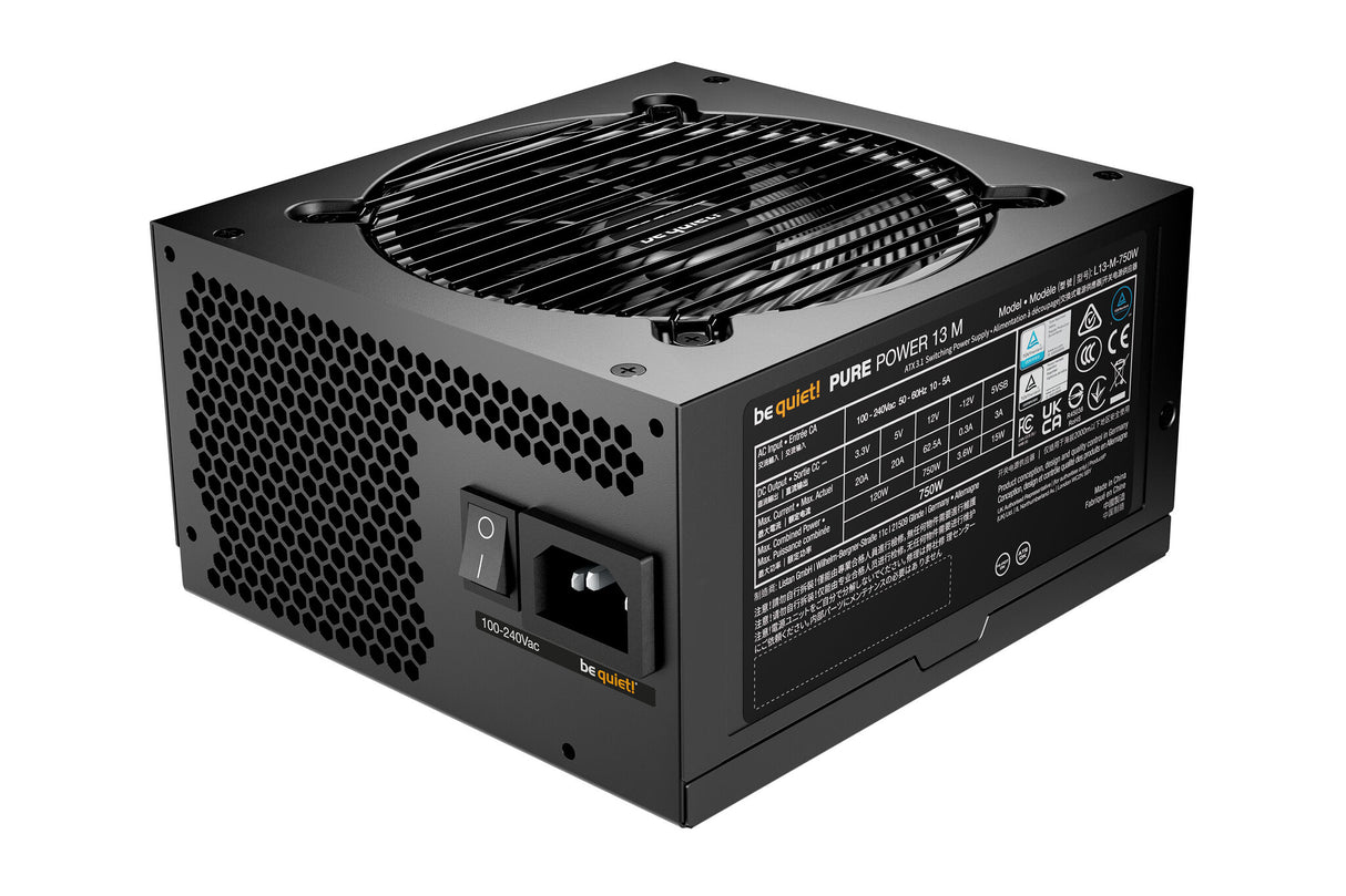 be quiet! Pure Power 13 M | 750W power supply unit 20+4 pin ATX ATX Black