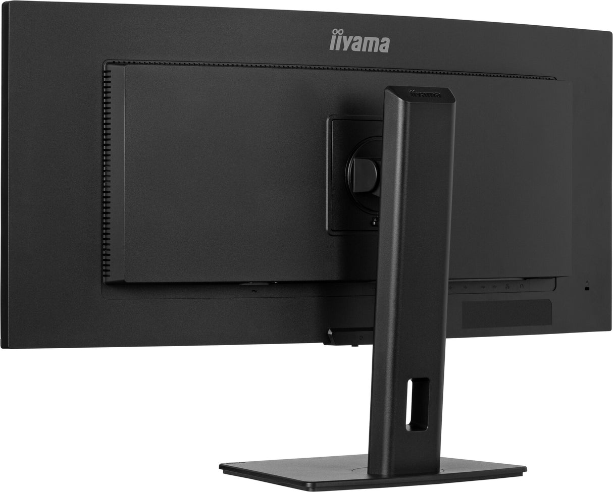 iiyama ProLite 34’’ UWQHD curved monitor with USB-C dock, LAN, KVM switch and 15cm height adjustable stand