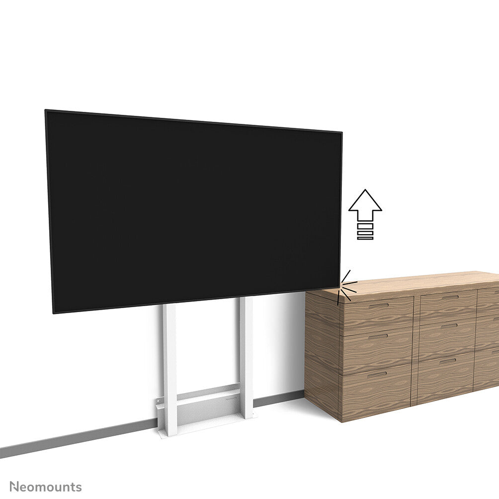 Neomounts WL55-875WH1 TV floor stand 55-100" - wall - motorised - TÜV