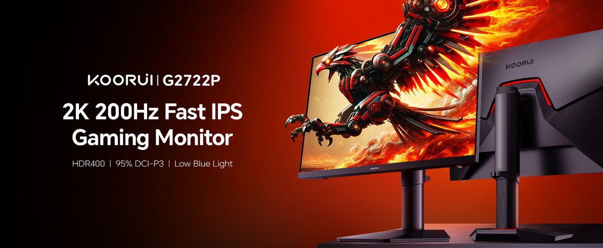 Koorui G2722P computer monitor 68.6 cm (27") 2560 x 1440 pixels Quad HD Black