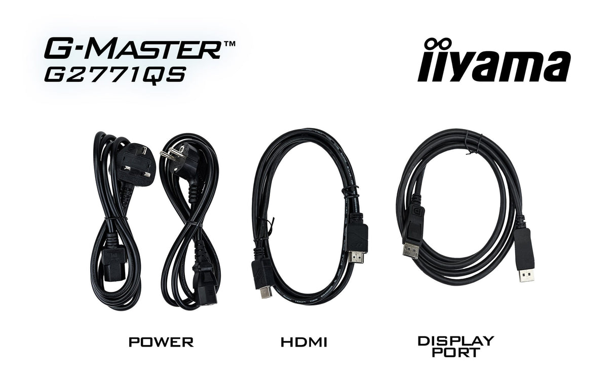 iiyama G-MASTER G2771QS-B1 computer monitor 68.6 cm (27") 2560 x 1440 pixels Wide Quad HD Black