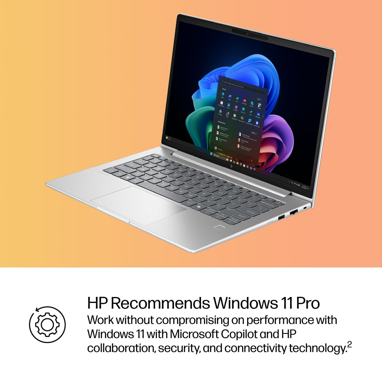 HP EliteBook 6 G1q 14 inch Notebook Next Gen AI PC Copilot+ PC Qualcomm Snapdragon X1-26-100 Laptop 35.6 cm (14") WUXGA 32 GB LPDDR5x-SDRAM 512 GB SSD Wi-Fi 7 (802.11be) Windows 11 Pro