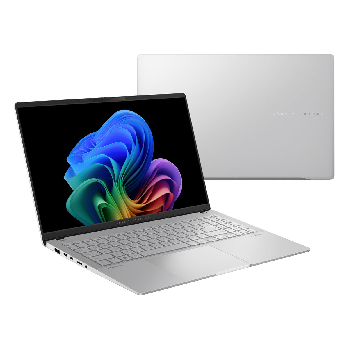 ASUS Vivobook S15 S5507QA-MA012W Copilot+ PC Snapdragon X1P-42-100 Laptop 39.6 cm (15.6") 3K 16 GB LPDDR5x-SDRAM 512 GB SSD Wi-Fi 7 (802.11be) Windows 11 Home Silver