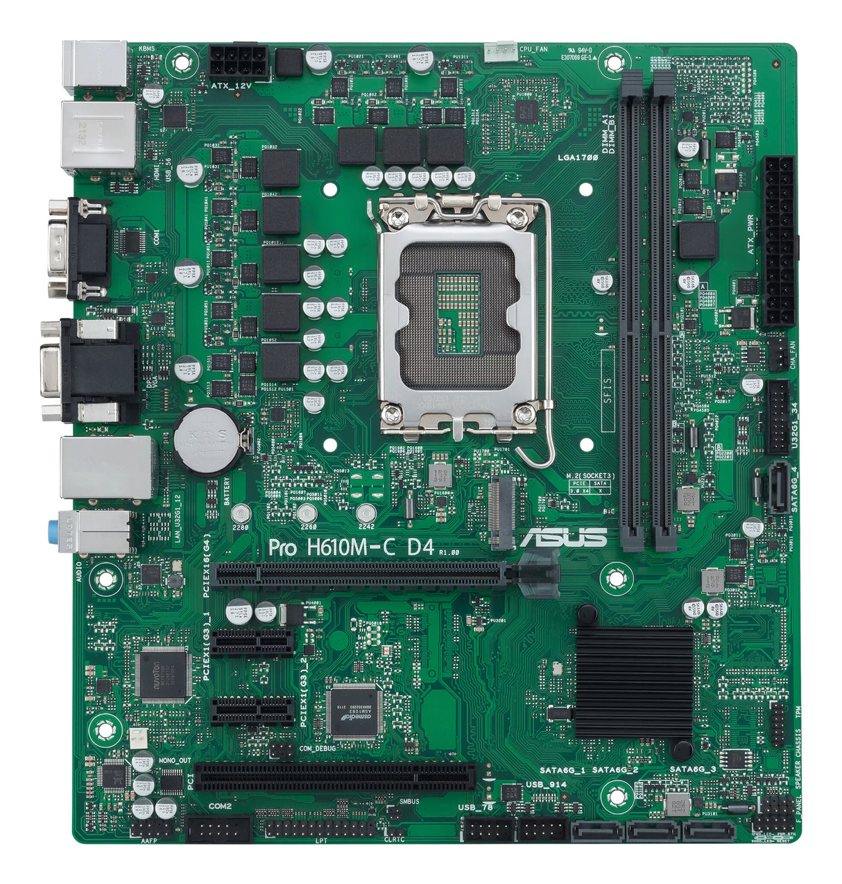 ASUS PRO H610M-C D4-CSM Intel H610 LGA 1700 micro ATX