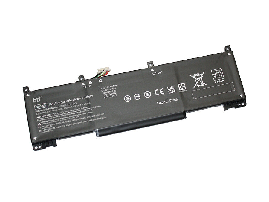 BTI M75017-AC1 compatible 42.75Wh 3-cell battery for HP PROBOOK 430 G8 440 G8 450 G8 450 G9 630 G8 640 G8 650 G8