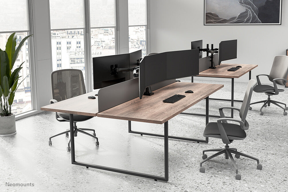 Neomounts DS60-600BL3 Monitor arm 10-27" - Quick-fix - 180°-stop