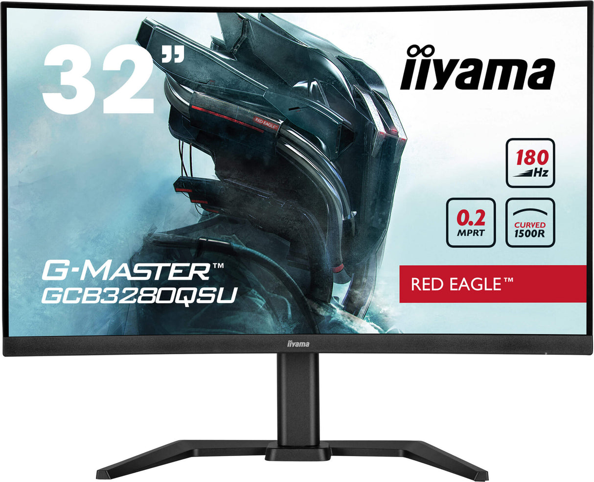iiyama G-MASTER GCB3280QSU-B2 computer monitor 80 cm (31.5") 2560 x 1440 pixels Dual QHD LED Black