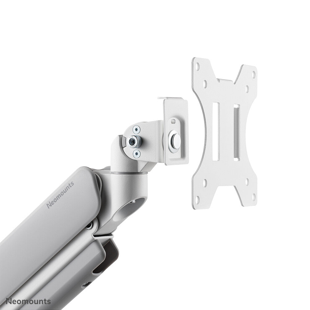 Neomounts DS70-450WH1 Monitor arm 17-42" - gas spring - Topfix - 180°-stop