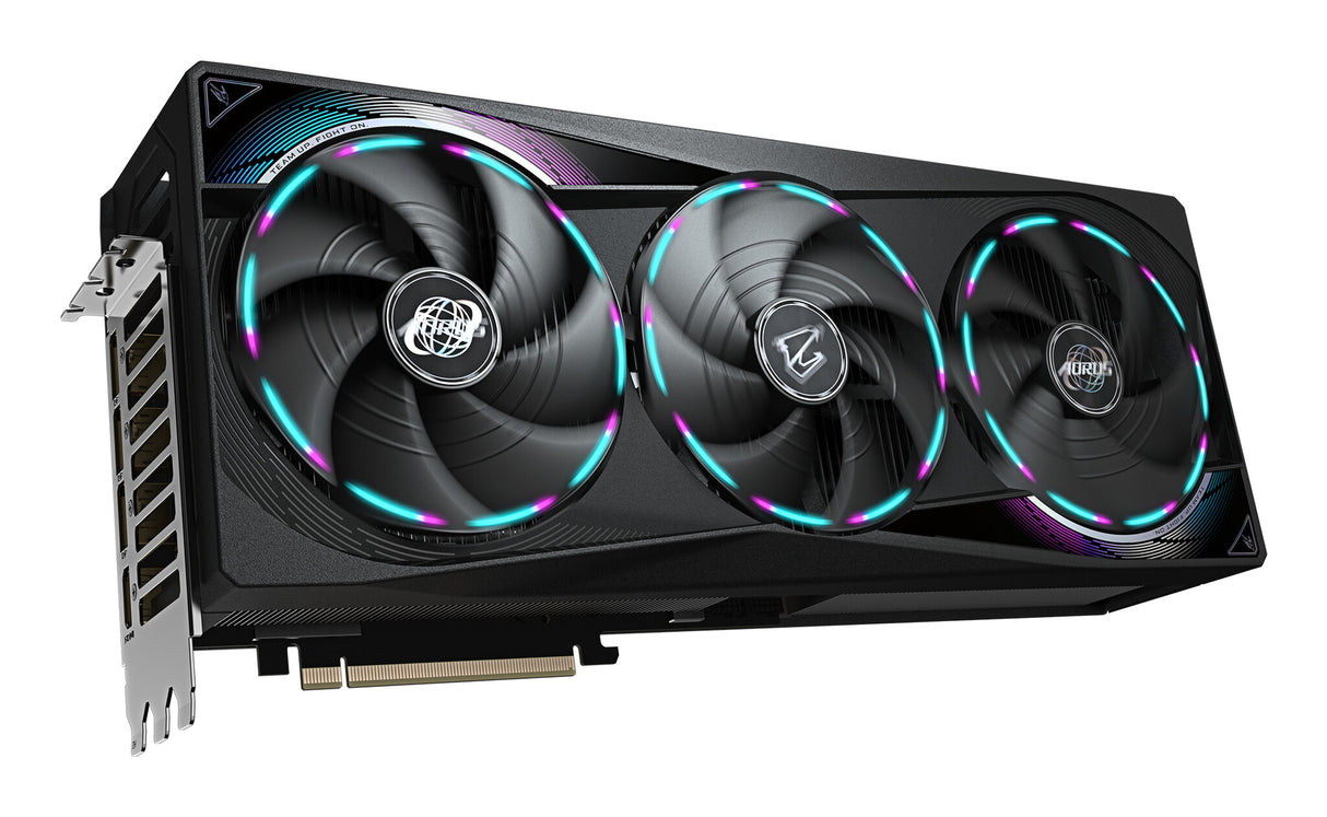 GIGABYTE AORUS GeForce RTX 5080 MASTER 16G Graphics Card - 16GB GDDR7, 256bit, PCI-E 5.0, 2805MHz Core Clock, 3 x DisplayPort, 1 x HDMI, GV-N5080AORUS M-16GD