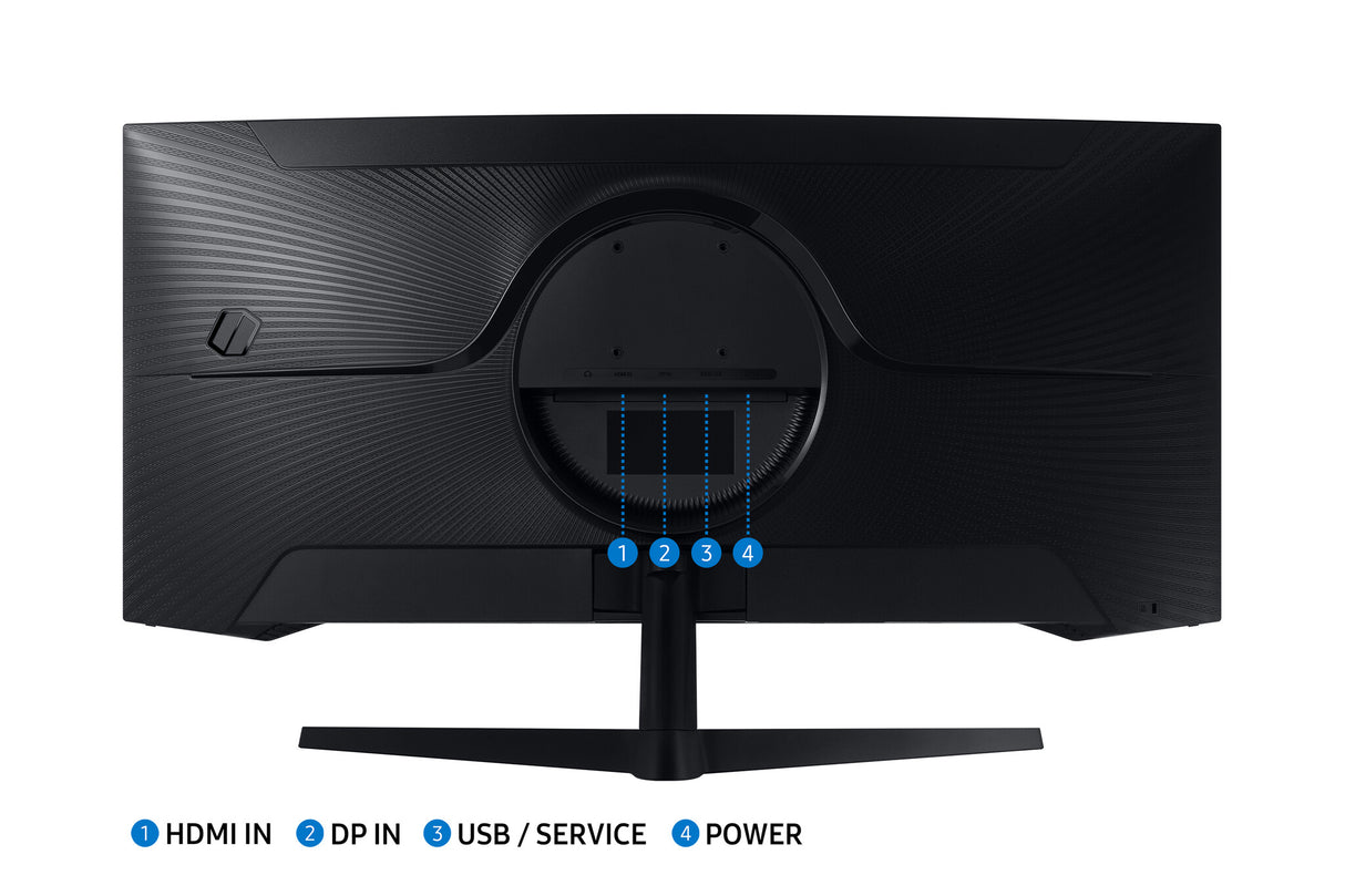 Samsung LC34G55TWWPXXU computer monitor 86.4 cm (34") 3440 x 1440 pixels UltraWide Quad HD LED Black