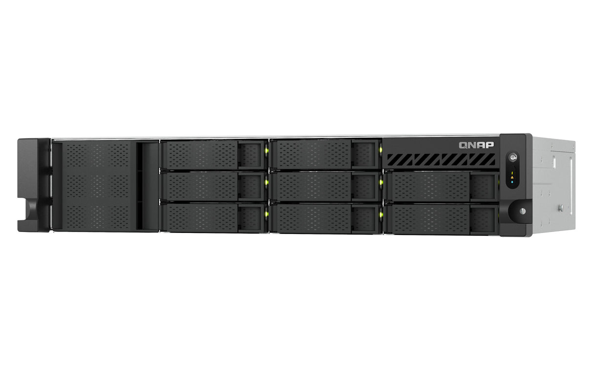QNAP TS-855EU-8G NAS/storage server Rack (2U) Intel Atom® C5125 8 GB DDR4 0 TB QuTS hero Black