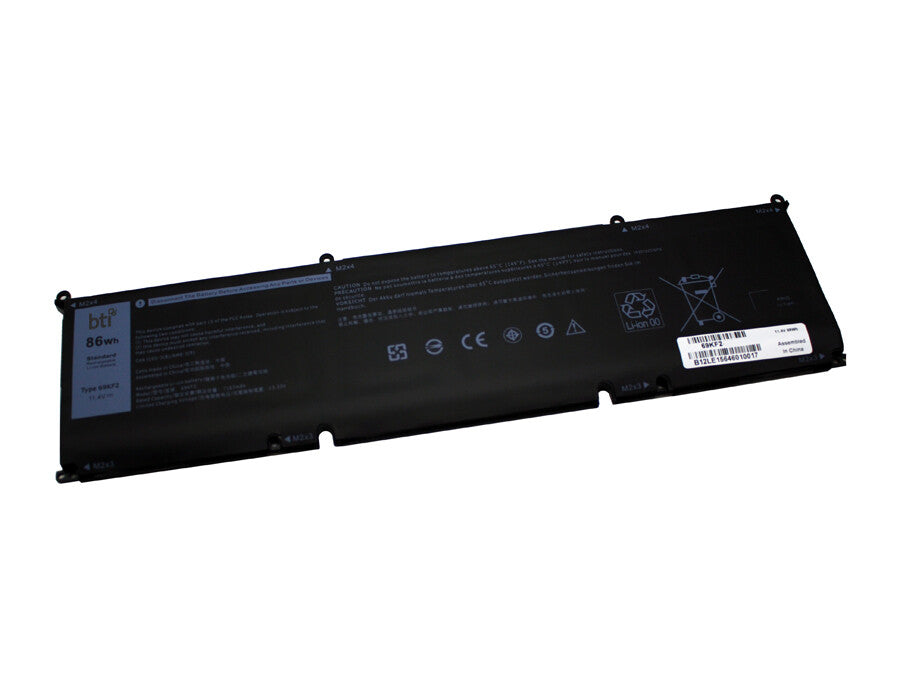 BTI 6-cell 82Wh 0M59JH compatible laptop battery for Dell G7 7500 Alienware M15 R3 M17 R3 XPS 9500 - 18 month warranty
