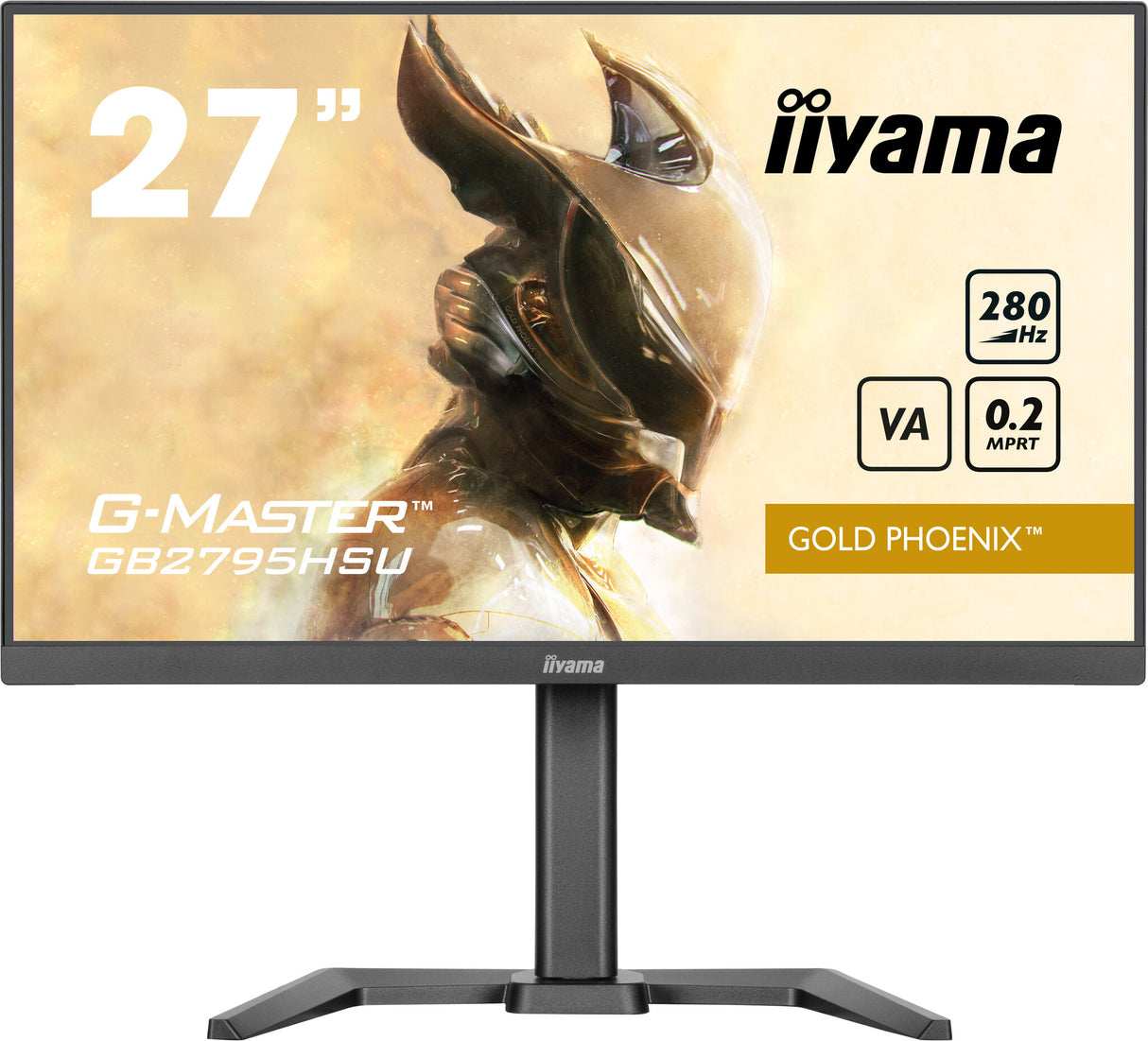 iiyama Control the game with the 27" GB2795HSU Gold Phoenix 280Hz VA monitor