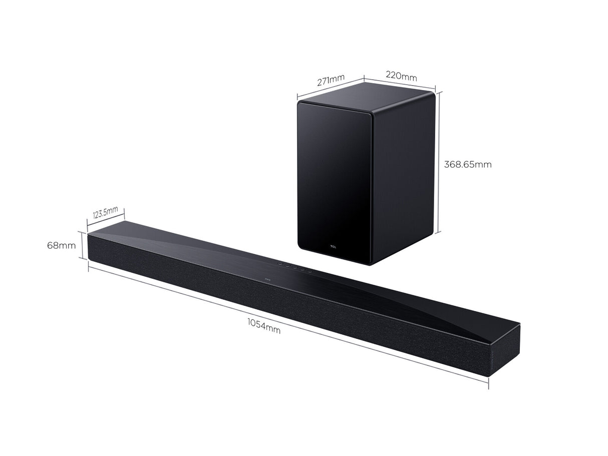 TCL Q Q65HK soundbar speaker Black, Titanium 5.1 channels 290 W