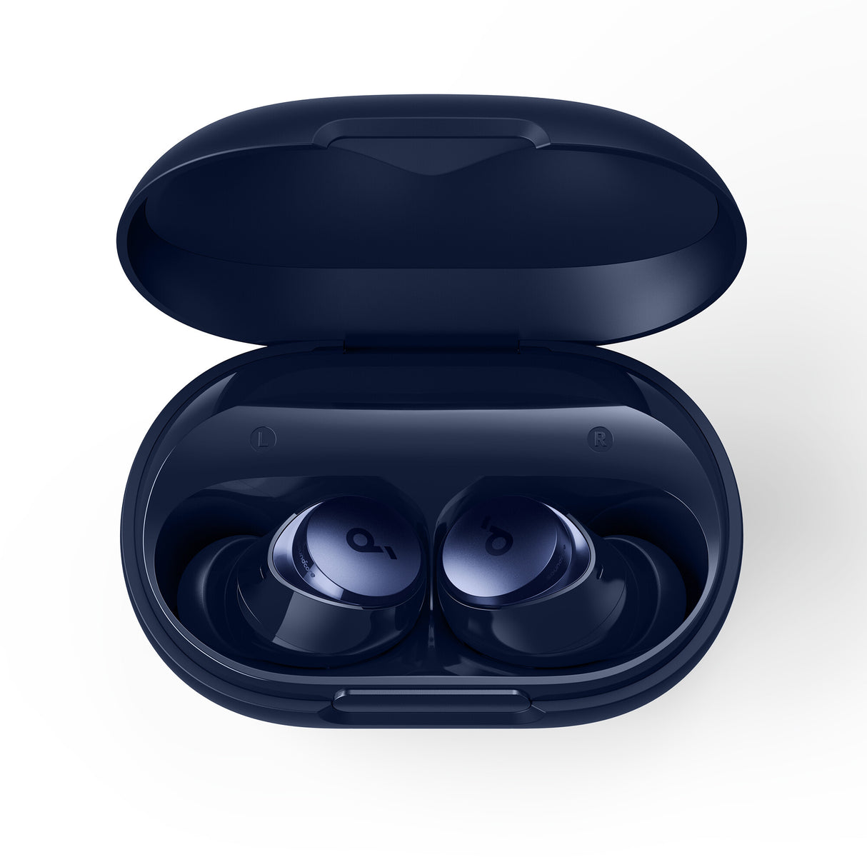 Anker Space A40 Adaptive Active Noise Canceling Wireless Earbuds, 50H Total Playtime, 10H Single Charge Playtime, LDAC Hi-Res Sound, Comfortable Fit, 6 Mics, Wireless Charge, Fast Charge