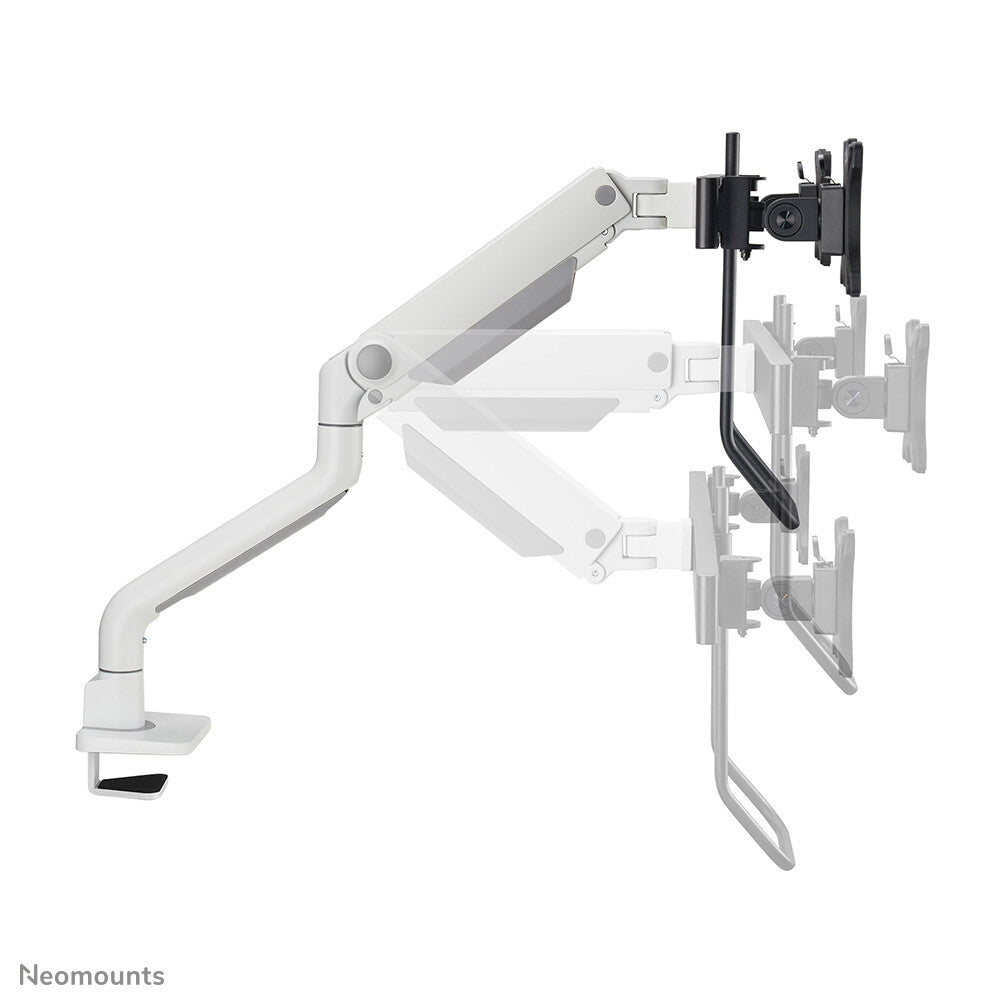Neomounts DS75S-950WH2 Monitor arm 17-32" - gas spring - Topfix - 180°-stop
