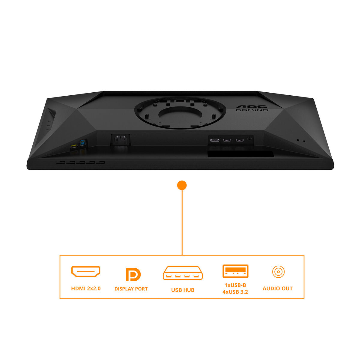 AOC G4 25G4SXU computer monitor 62.2 cm (24.5") 1920 x 1080 pixels Full HD LED Black, Grey