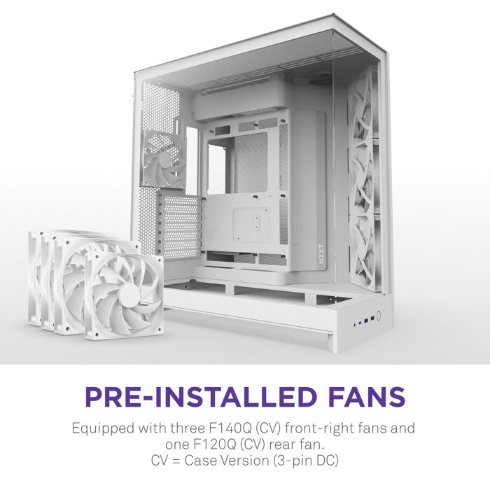 NZXT H9 Flow Midi Tower White