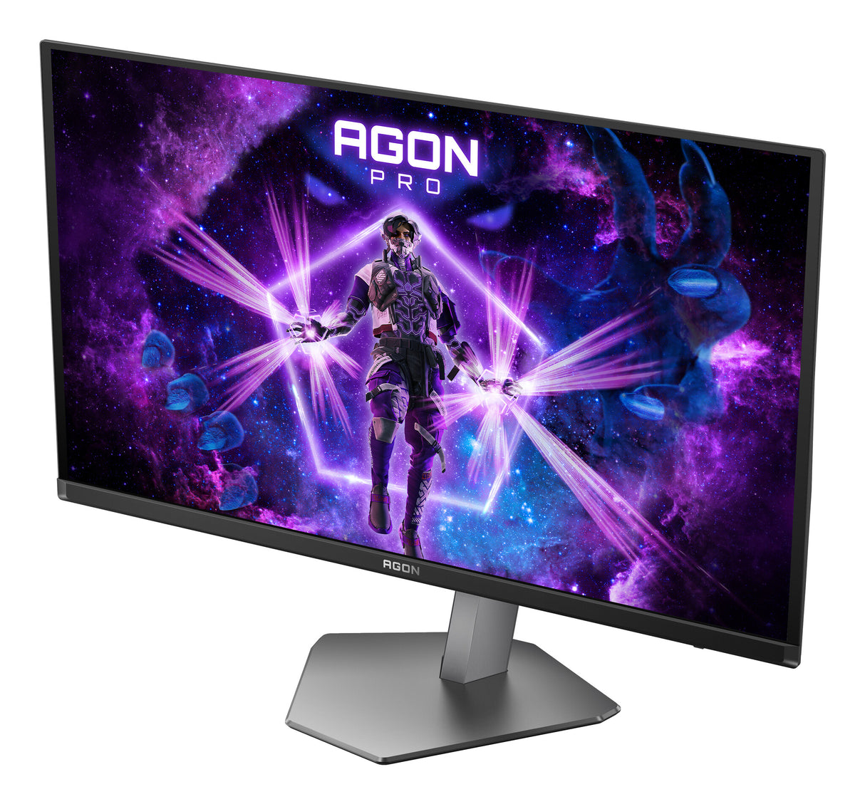 AOC AGON PRO AG276QKD2 computer monitor 67.3 cm (26.5") 2560 x 1440 pixels Quad HD QD-OLED Black, Grey