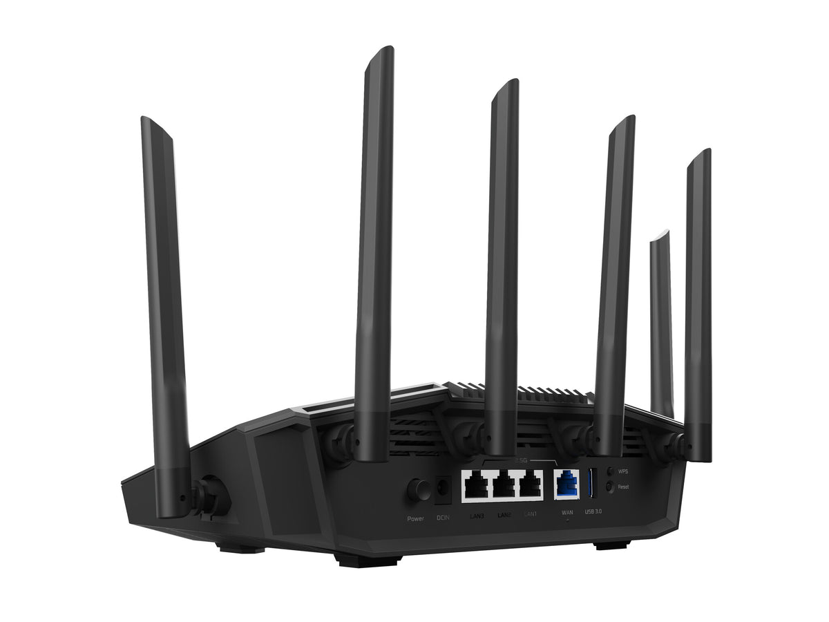 ASUS RT-BE90U BE9400 AiMesh wireless router 2.5 Gigabit Ethernet Tri-band (2.4 GHz / 5 GHz / 6 GHz) Black