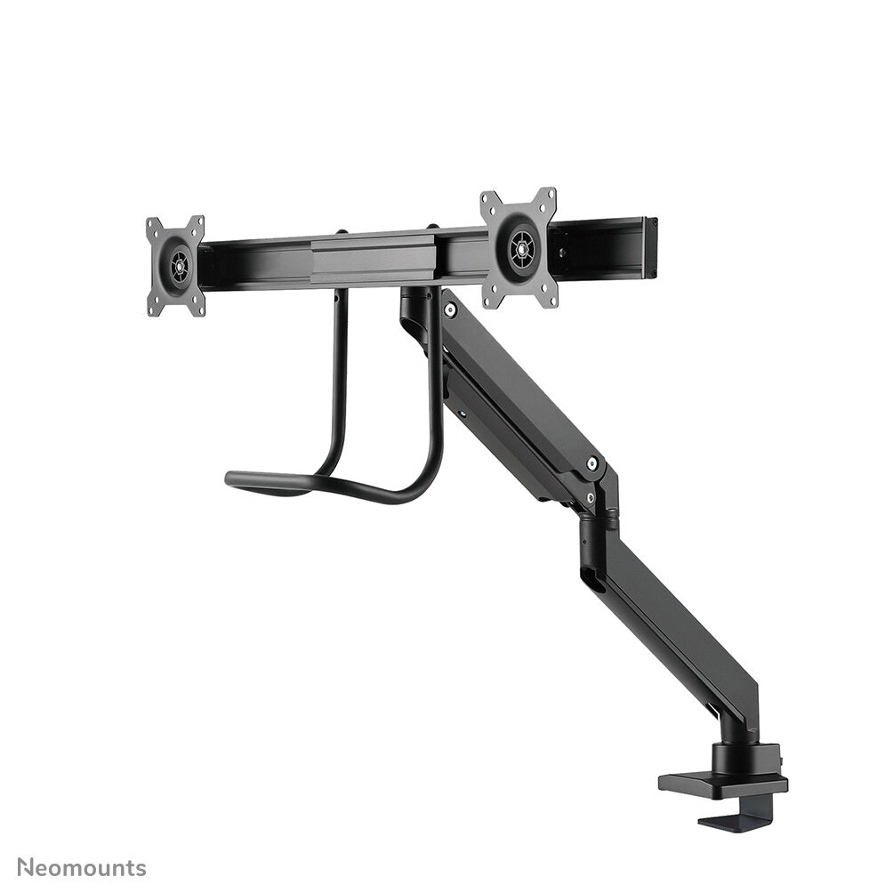 Neomounts NM-D775DXBLACK Monitor arm 10-32" - gas spring - Topfix - 180°-stop