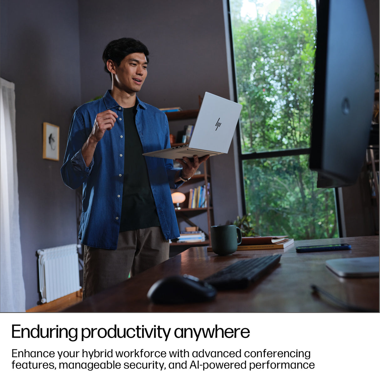 HP EliteBook 8 G1i AI Wolf Pro Security Edition Intel Core Ultra 7 255U Laptop 35.6 cm (14") WUXGA 24 GB DDR5-SDRAM 512 GB SSD Wi-Fi 6E (802.11ax) Windows 11 Pro AI PC Silver