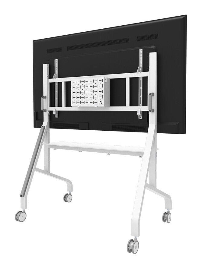Neomounts FL50-575WH1 TV trolley 65-115" - fast installation - TÜV