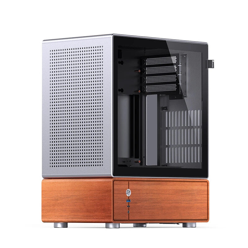 Jonsbo T7 Midi Tower Wood, Silver