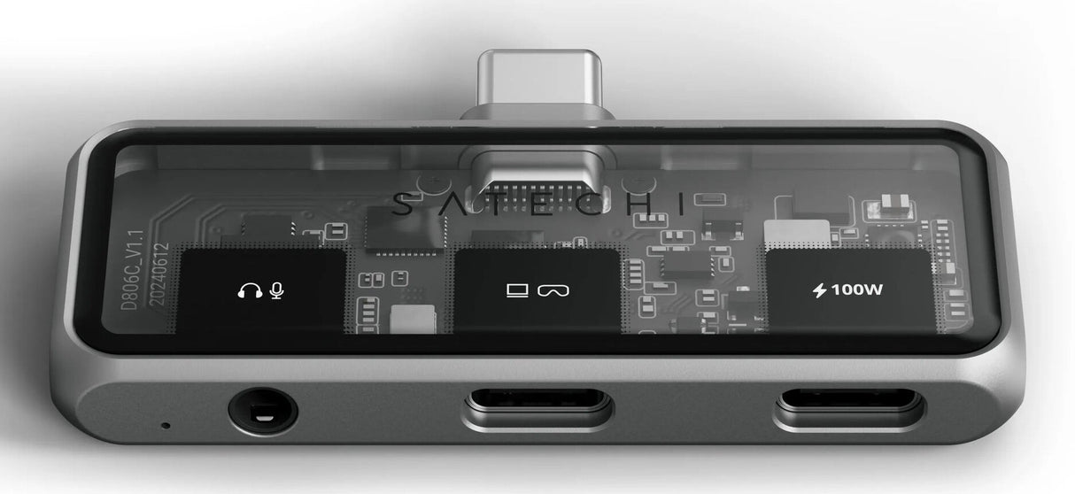 Satechi ST-HXRAJM laptop dock/port replicator Docking USB 3.2 Gen 2 (3.1 Gen 2) Type-C Grey